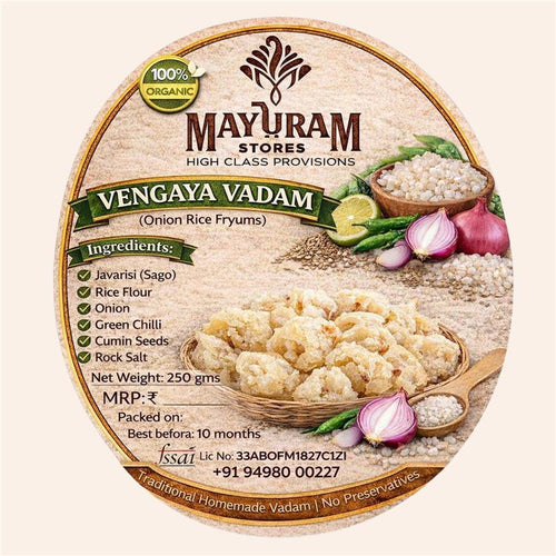 Onion vadam